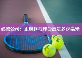 必威公司:正规乒乓球台高是多少毫米